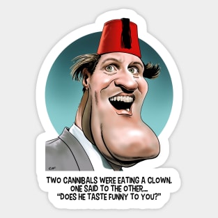 Tommy Cooper cartoon Sticker